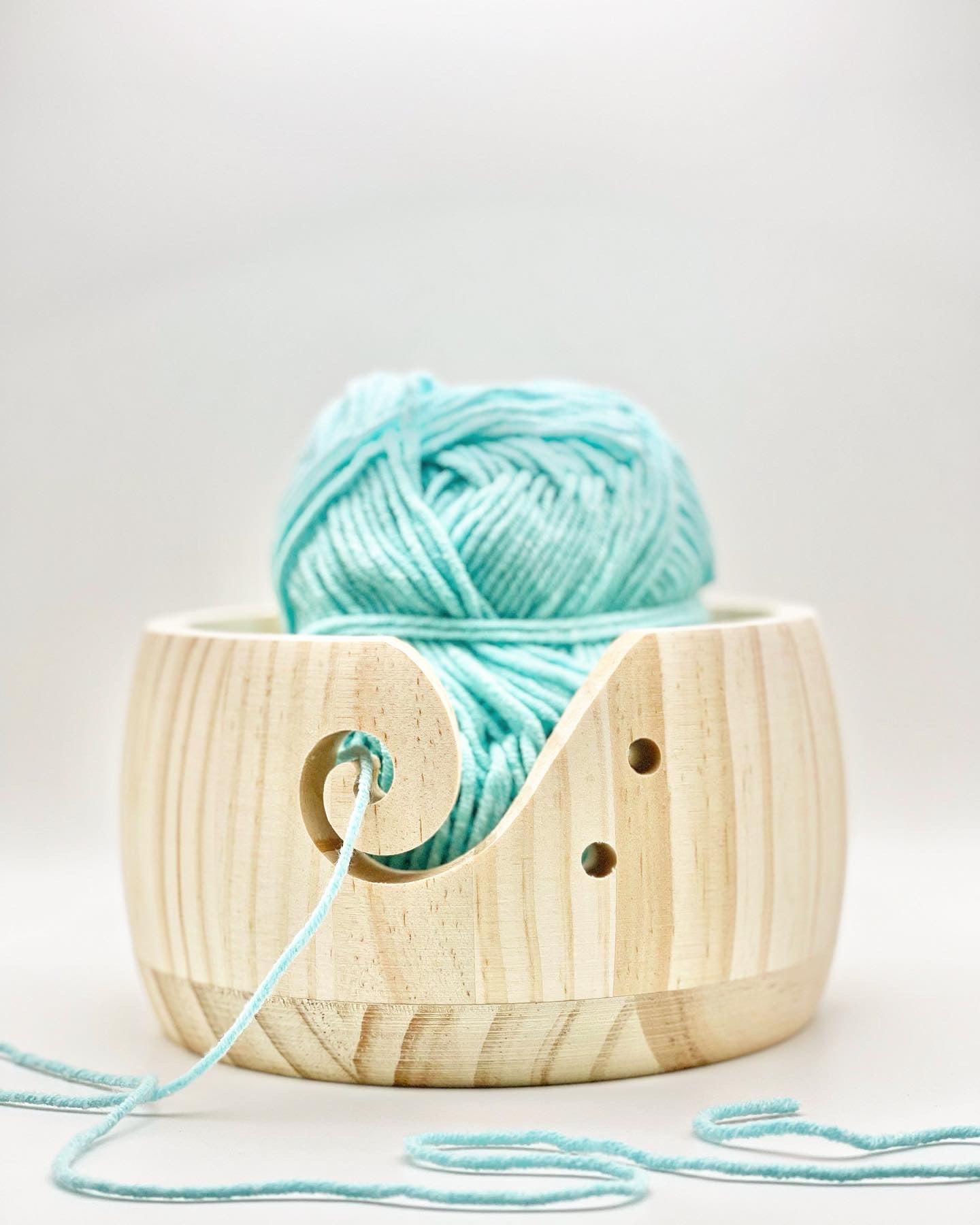 Wooden Yarn Bowl
