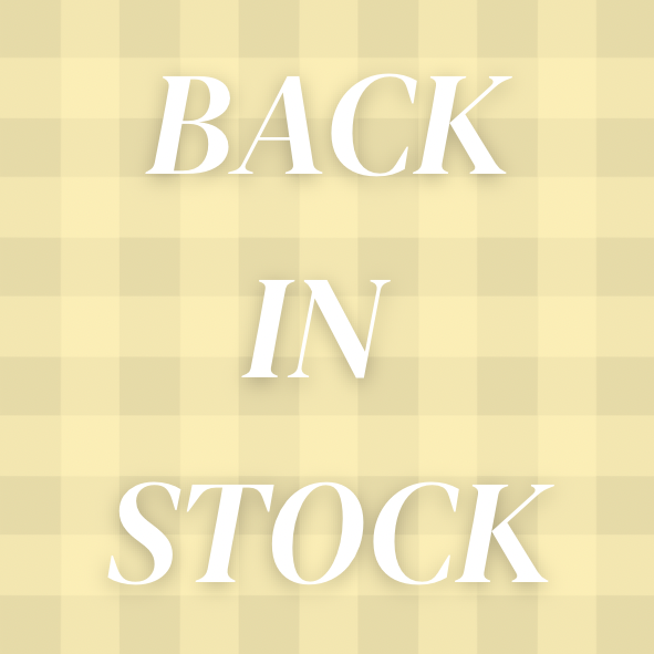 Back in Stock